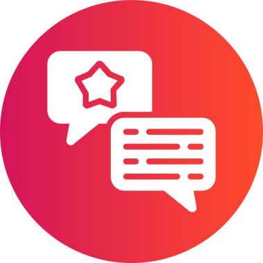 Konuş. Web simgesi basit illüstrasyon