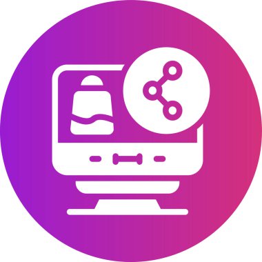 seo modern simgesinin vektör illüstrasyonu