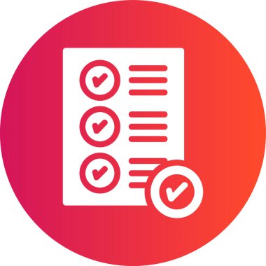 Belge. Web simgesi basit illüstrasyon