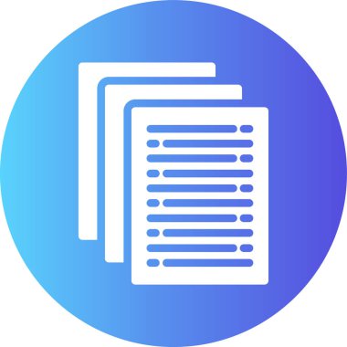 Belge simgesinin vektör illüstrasyonu