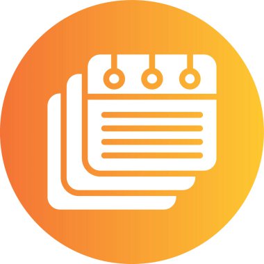 Belge. Web simgesi basit illüstrasyon