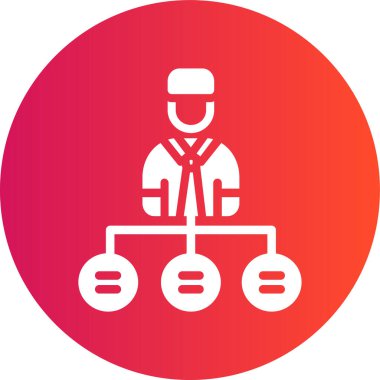 Bisikletli bir adamın vektör çizimi