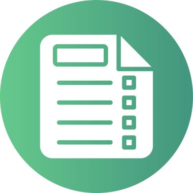 Belge. Web simgesi basit illüstrasyon