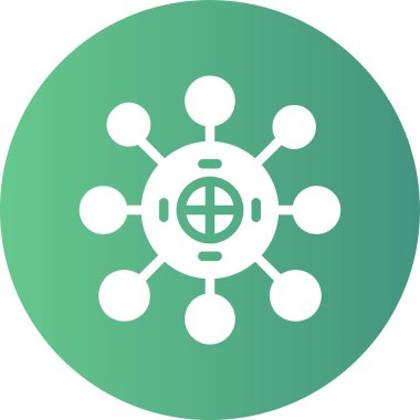 Hedef simgenin vektör illüstrasyonu