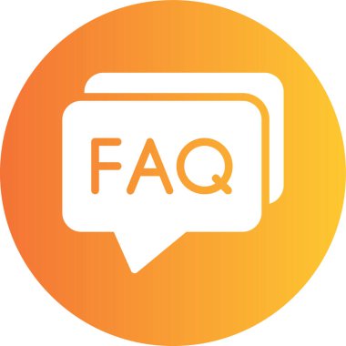 konuşma balonunda faq metin