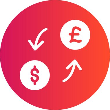 Bir dolar işaretinin vektör illüstrasyonu