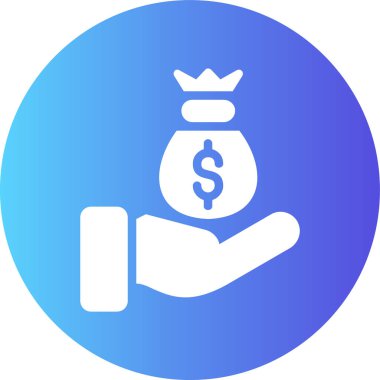 Para için. Web simgesi basit tasarım