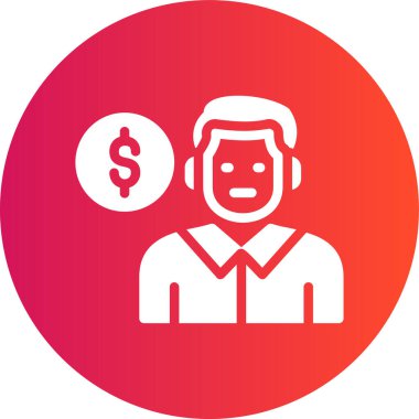 İnsan simgesinin vektör illüstrasyonu