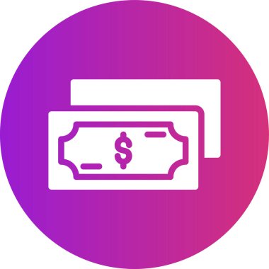 Dolar simgesi vektör illüstrasyonu