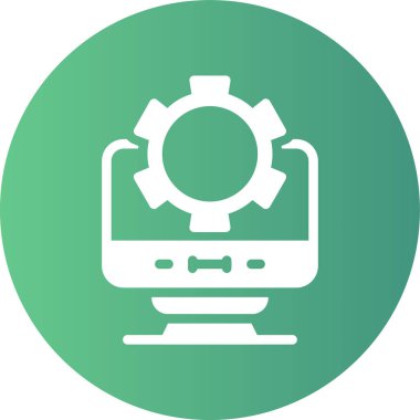 seo modern simgesinin vektör illüstrasyonu