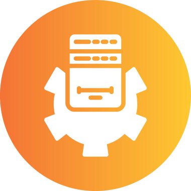 Modern simgenin vektör illüstrasyonu