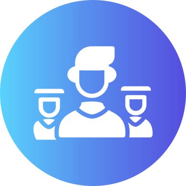 İnsan simgesinin vektör illüstrasyonu