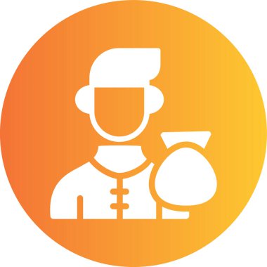 Elinde bir bardak bira olan bir adamın vektör çizimi