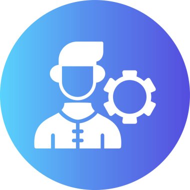 avatar. Web simgesi basit illüstrasyon