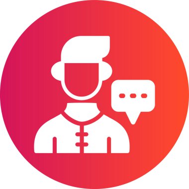 Doktor ikonu. Web için doktor vektör simgelerinin basit çizimi