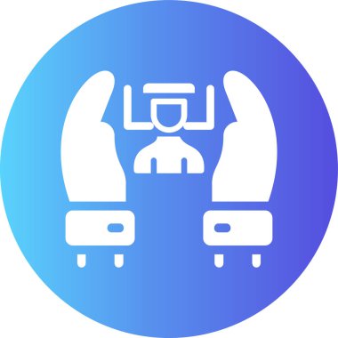 Bir araba simgesinin vektör illüstrasyonu