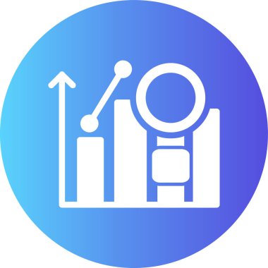 analiz simgesi, vektör illüstrasyonu