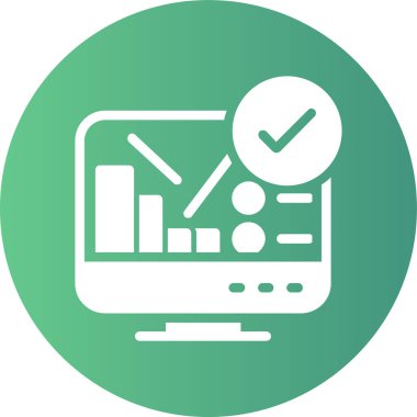 İş simgesinin vektör illüstrasyonu