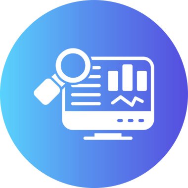 seo modern simgesinin vektör illüstrasyonu