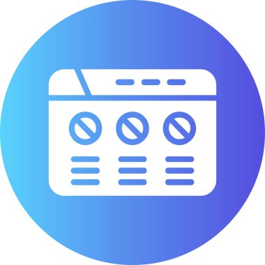 Bilgisayar. Web simgesi basit illüstrasyon