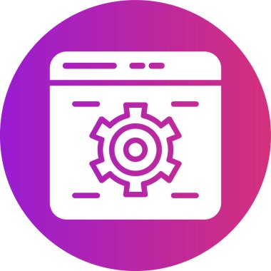 seo modern simgesinin vektör illüstrasyonu