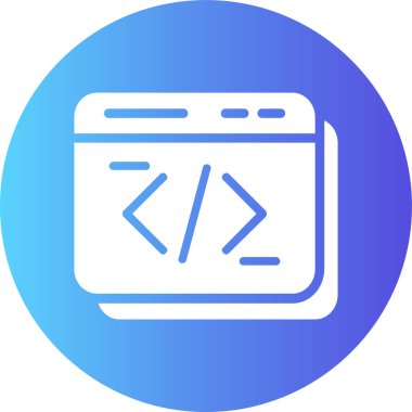 Web simgesi, basit vektör tasarımı