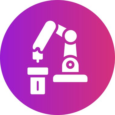 Robot simgesinin vektör illüstrasyonu