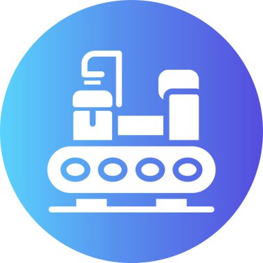 vektör Benzin İstasyonu Ico