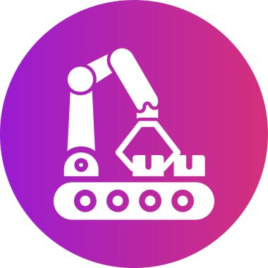 robot ikon vektör illüstrasyonu