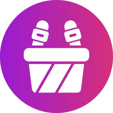 Gıda simgesinin vektör illüstrasyonu