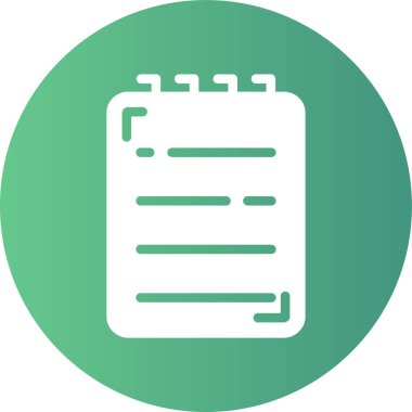 Belge. Web simgesi basit illüstrasyon