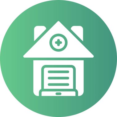 Ev. Web simgesi basit tasarım