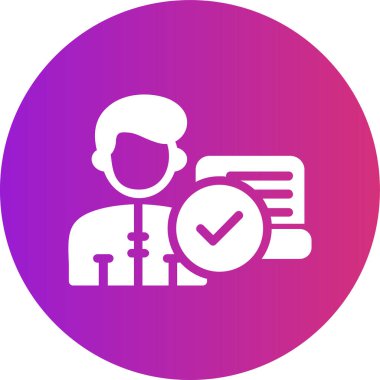 İnsan simgesinin vektör illüstrasyonu