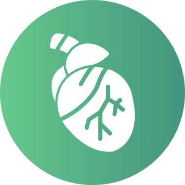 Bir kalbin vektör illüstrasyonu