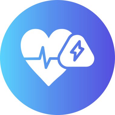 Kalp simgesinin vektör illüstrasyonu