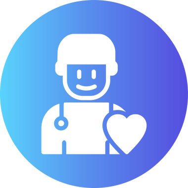 Kalp. Web simgesi basit illüstrasyon