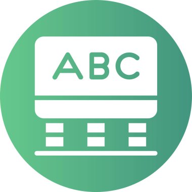 Modern b 'nin vektör illüstrasyonu eksik simgesi