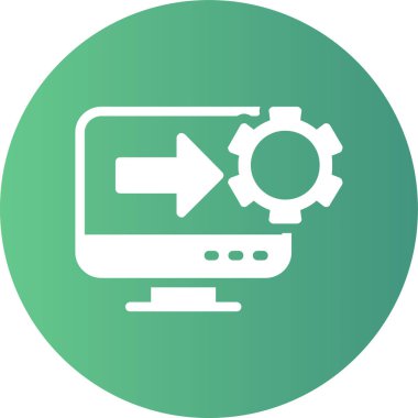 seo modern simgesinin vektör illüstrasyonu