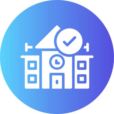 Yapı simgesinin vektör illüstrasyonu