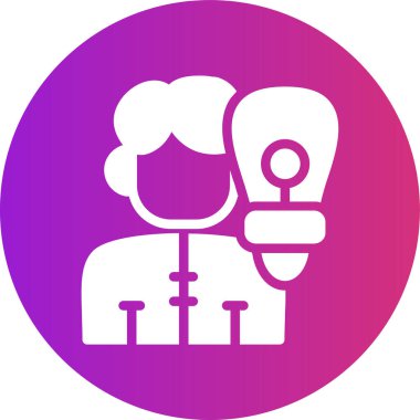 İnsan simgesinin vektör illüstrasyonu