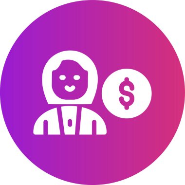 İş. Web simgesi basit illüstrasyon