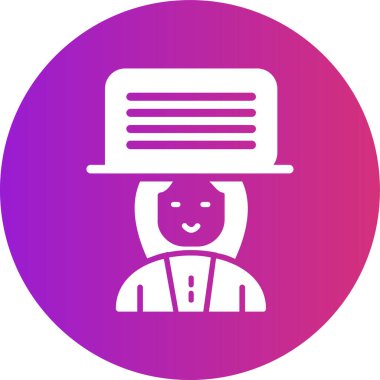 İnsan simgesinin vektör illüstrasyonu