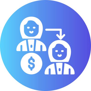 İş simgesinin vektör illüstrasyonu