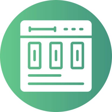 tarayıcı web simgesi basit tasarım