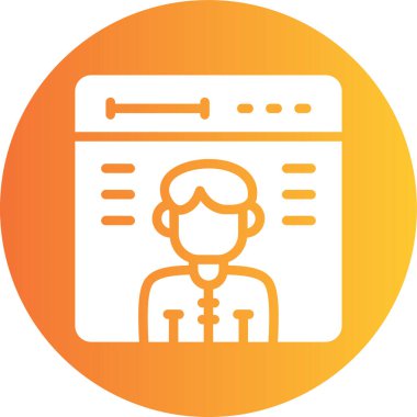 seo modern simgesinin vektör illüstrasyonu