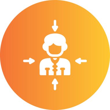 Tıbbi maskeli bir adamın vektör çizimi