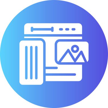 Gıda simgesinin vektör illüstrasyonu