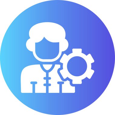 İnsan simgesinin vektör illüstrasyonu