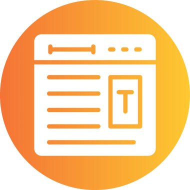 Belge simgesinin vektör illüstrasyonu