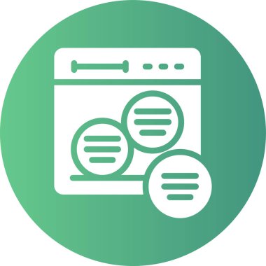 seo modern simgesinin vektör illüstrasyonu